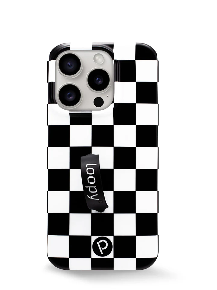 Black & White Checkered 16 Black & White Checkered