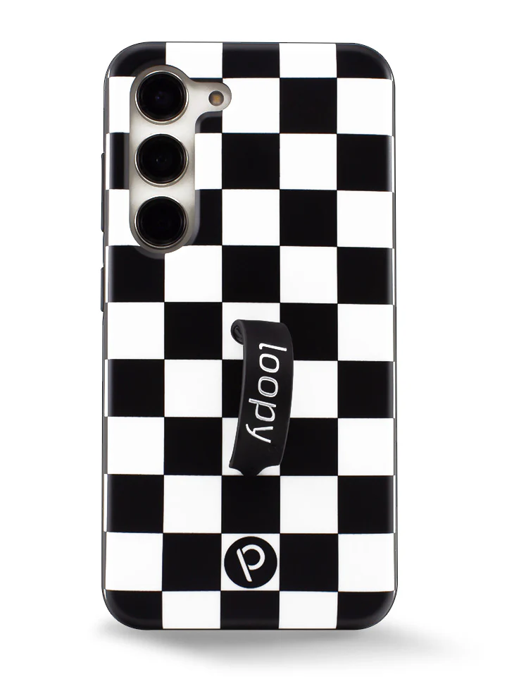 Black & White Checkered 18 Black & White Checkered