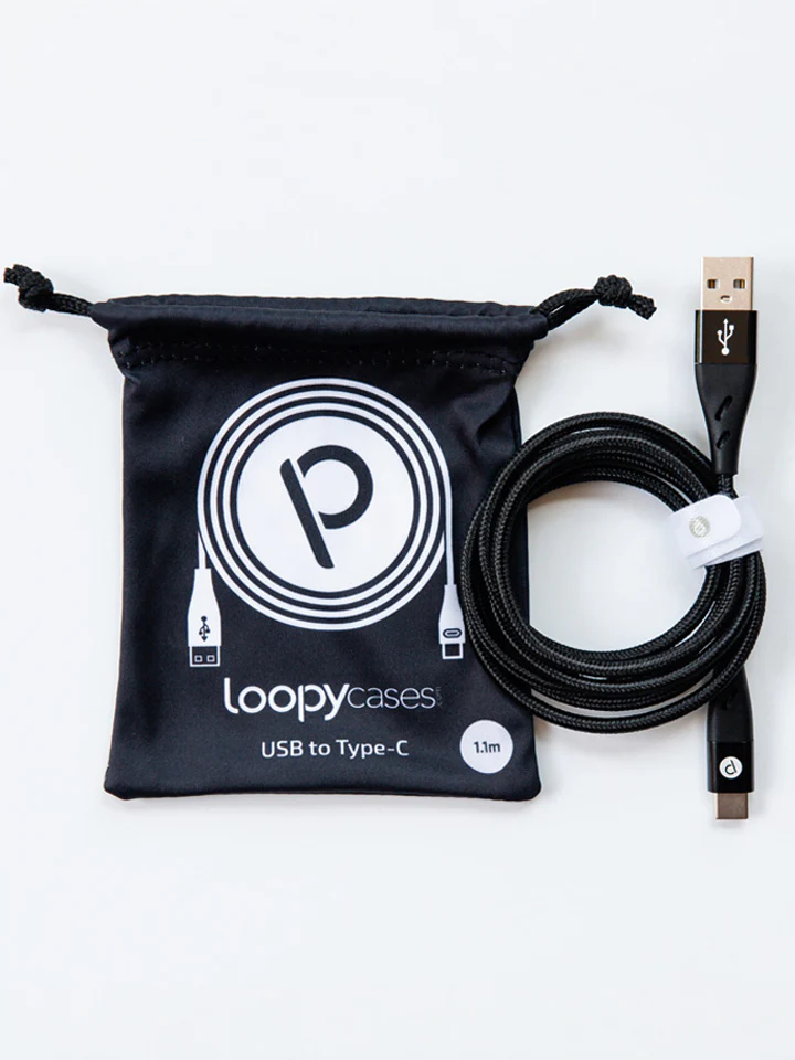 Loopy Charging Cables - Type C (1.1m) 8 Loopy Charging Cables - Type C (1.1m)